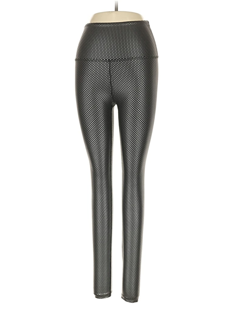 Pre-owned Beyond Yoga Yoga Pants In Silver