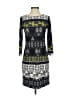BCBGMAXAZRIA Graphic Black Casual Dress Size XS - photo 1