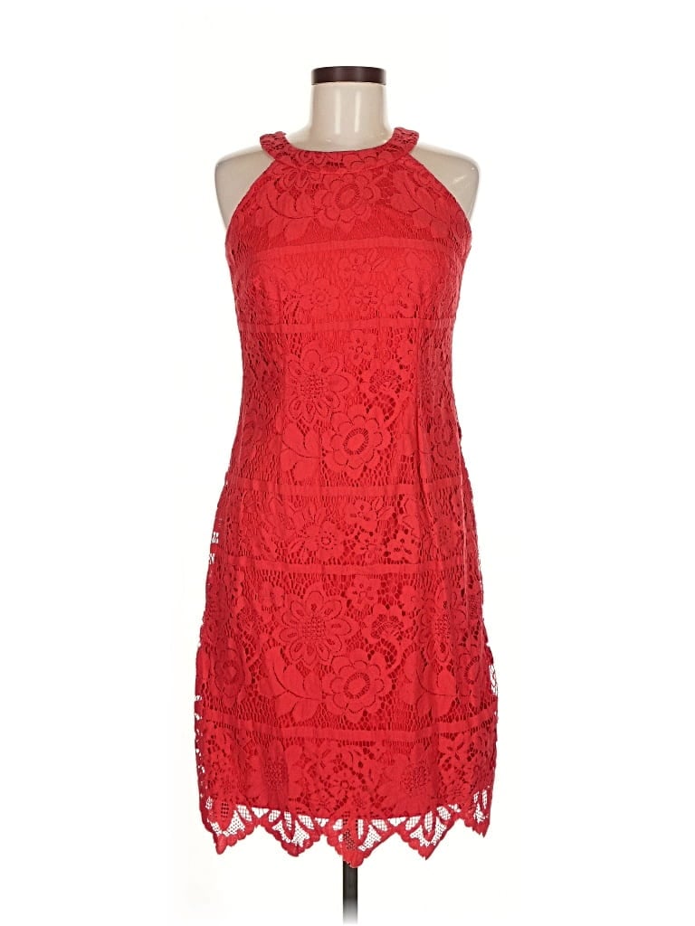Pre-owned Chetta B Cocktail Dress In Red