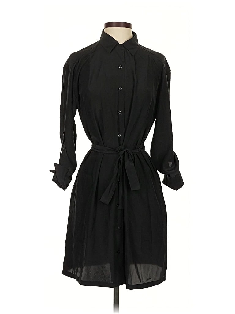 Pre-owned Uniqlo Casual Dress In Black