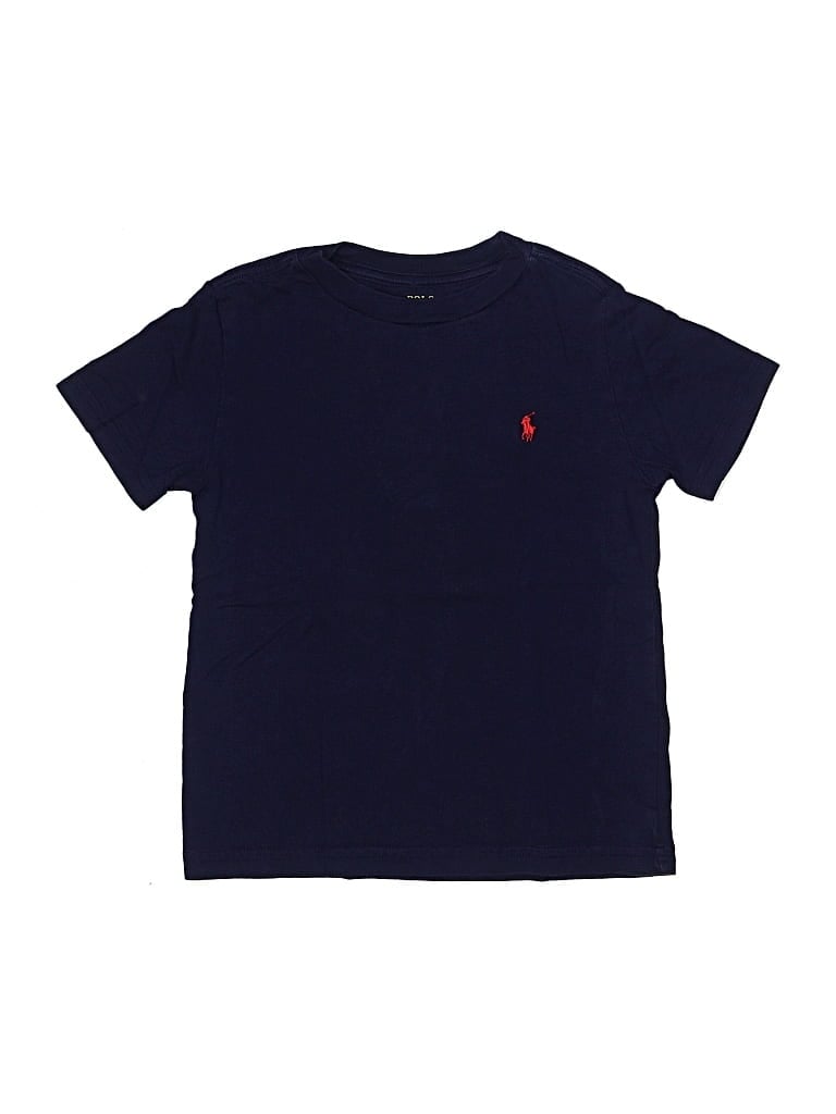 Pre-owned Polo By Ralph Lauren Kids' Short Sleeve T-shirt In Blue