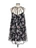 Entro 100% Polyester Floral Black Cocktail Dress Size L - photo 2