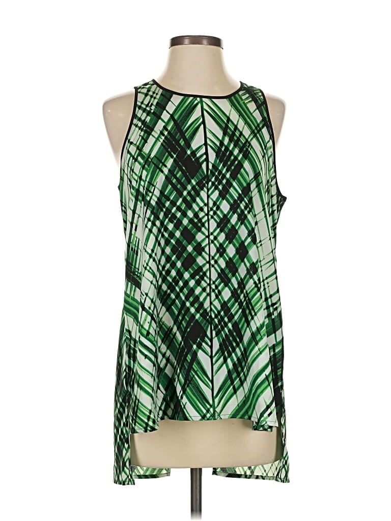 Pre-owned Vince Camuto Sleeveless Blouse In Green