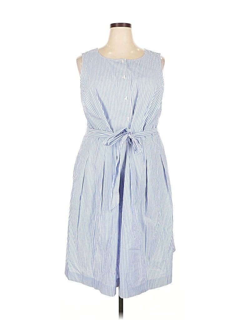 Pre-owned Talbots Casual Dress In Blue