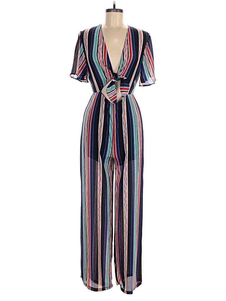 Pre-owned Lush Jumpsuit In Blue