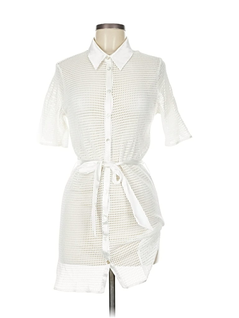 Pre-owned My Beachy Side Casual Dress In White