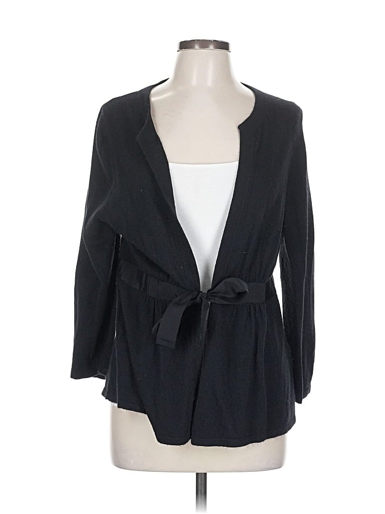 Pre-owned J.crew Factory Store Cardigan Sweater In Black