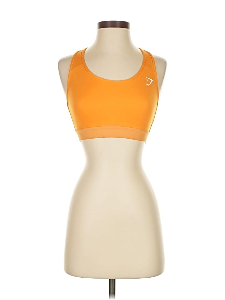 Pre-owned Gymshark Sports Bra In Orange