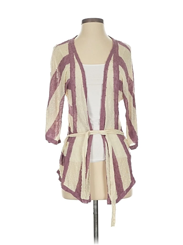 Pre-owned Wilfred Cardigan Sweater In Purple