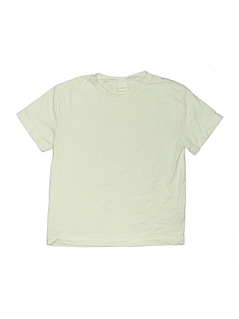 Pre-owned Zara Kids' Short Sleeve T-shirt In Green