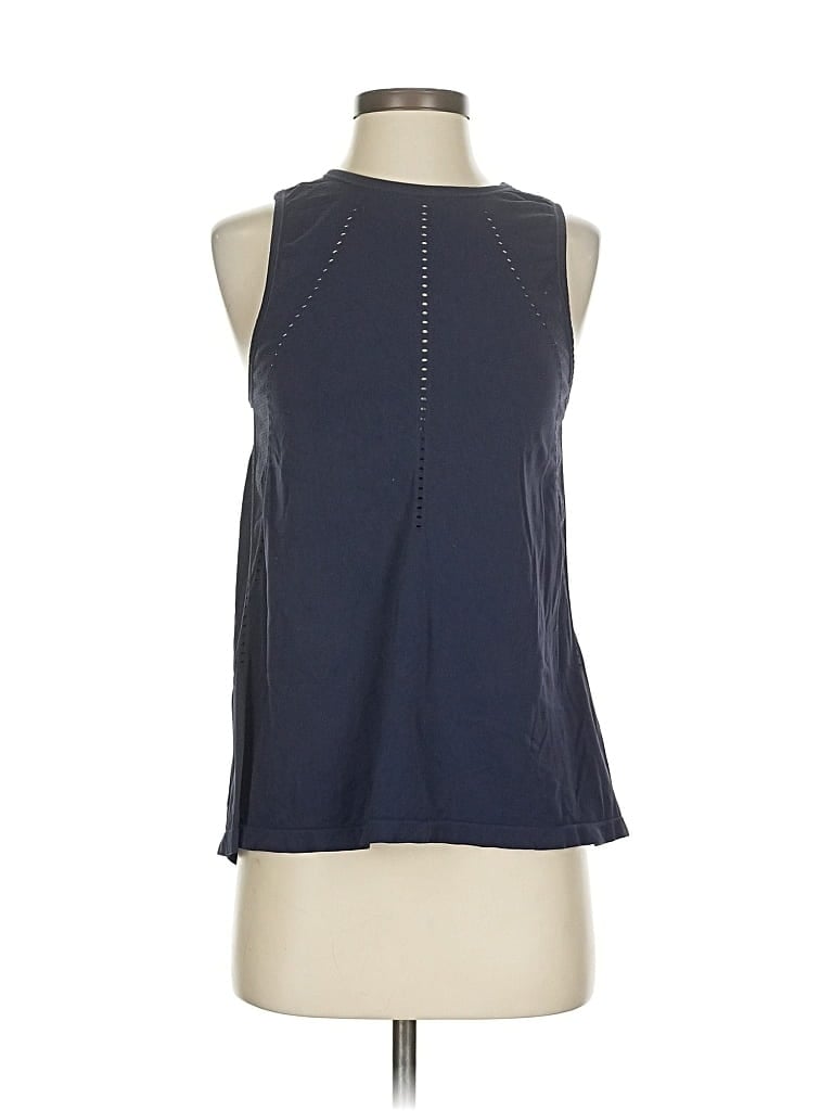 Pre-owned Athleta Sleeveless Blouse In Blue