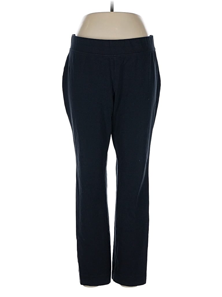 Pre-owned Lands' End Active Pants In Blue