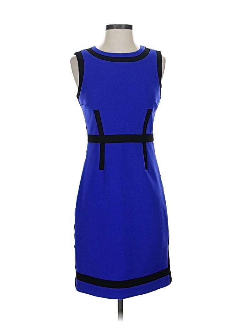 Pre-owned Diane Von Furstenberg Cocktail Dress In Blue