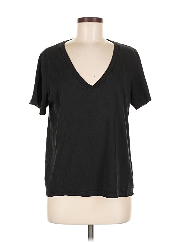 Pre-owned Marine Layer Short Sleeve T-shirt In Black