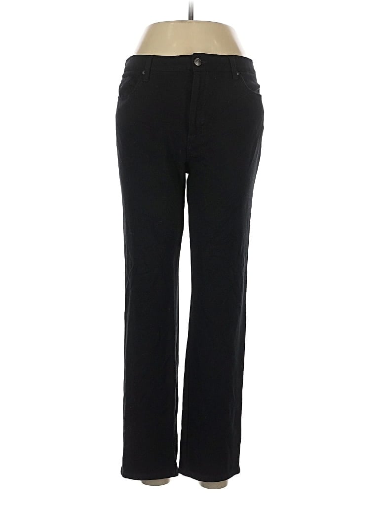 Pre-owned Gloria Vanderbilt Casual Pants In Black