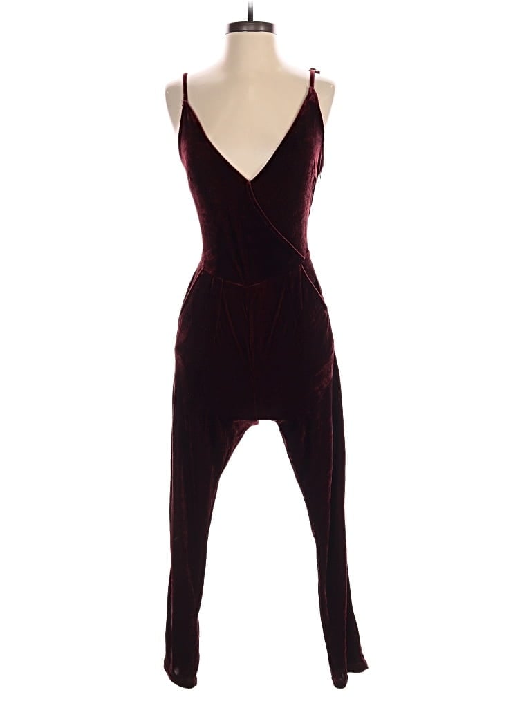 Pre-owned Toxik3 Jumpsuit In Burgundy