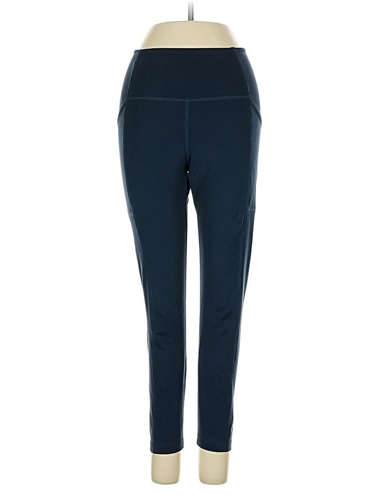Pre-owned Girlfriend Collective Active Pants In Blue