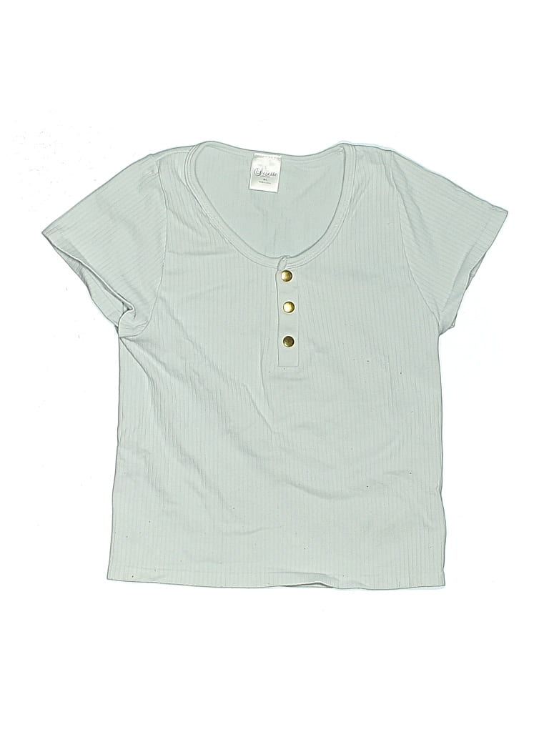 Pre-owned Suzette Kids' Short Sleeve T-shirt In White