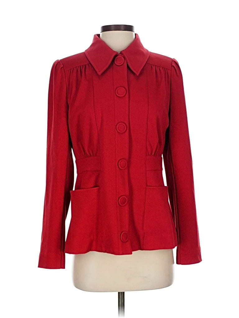 Pre-owned Cabi Blazer Jacket In Red