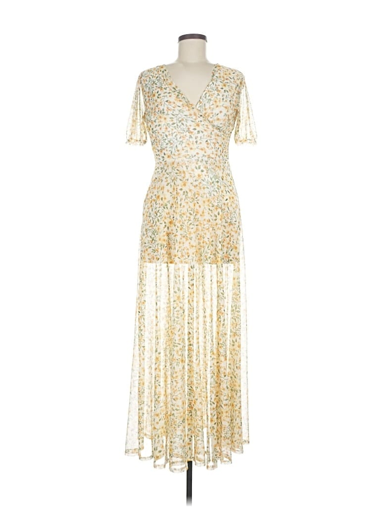 Pre-owned Kate And Lily Cocktail Dress In Gold