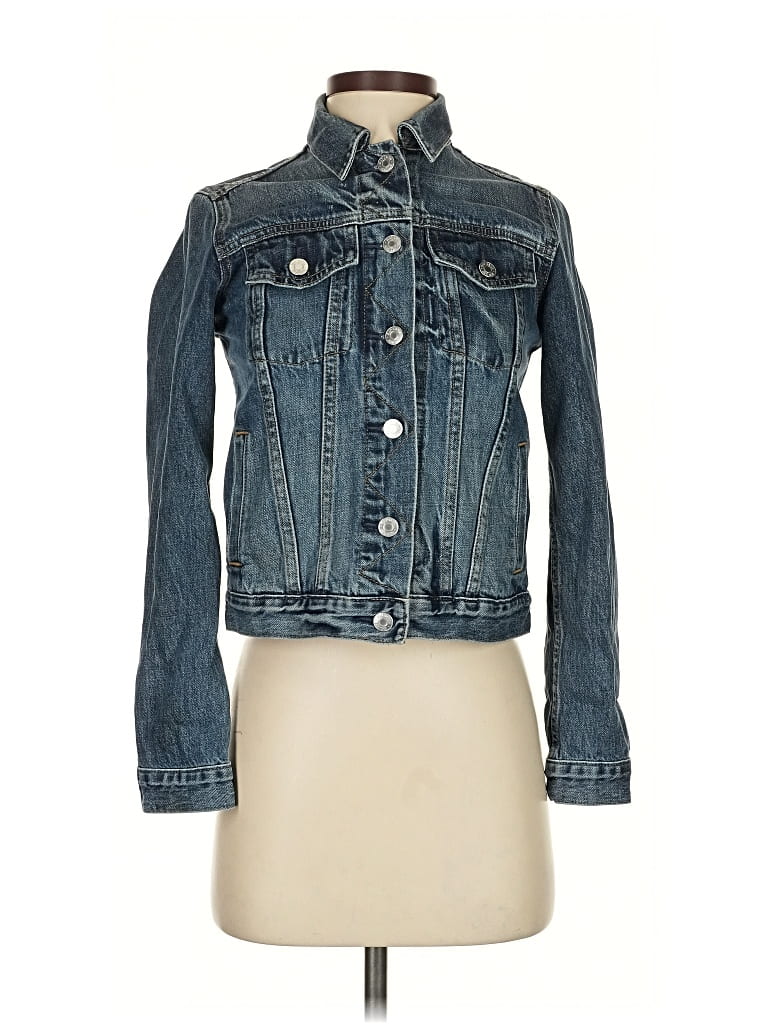 Pre-owned Gap Denim Jacket In Blue