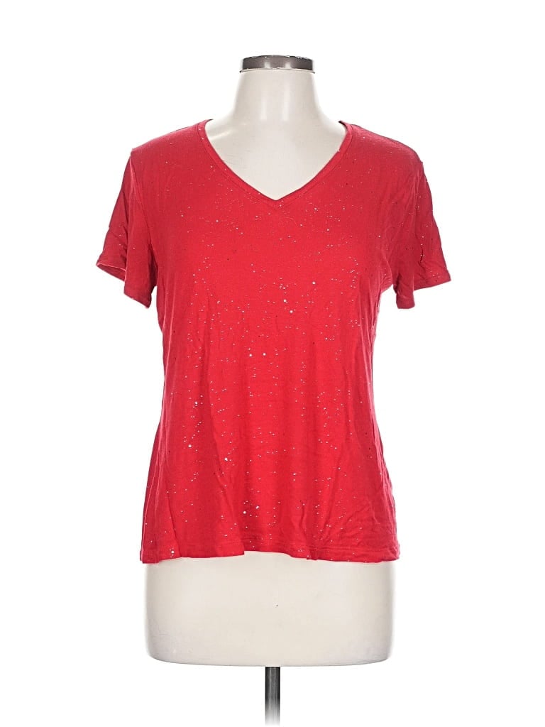 Pre-owned Celebrate Together Short Sleeve T-shirt In Red