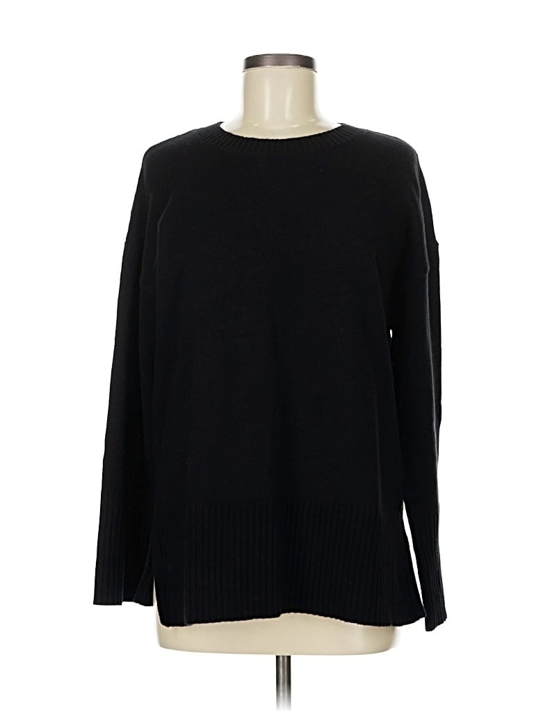 Pre-owned Ann Taylor Loft Pullover Sweater In Black
