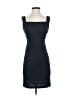 St. John Solid Black Blue Cocktail Dress Size 2 - photo 1