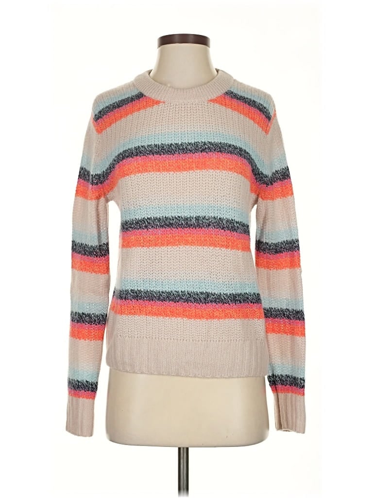 Pre-owned White + Warren Pullover Sweater In Brown