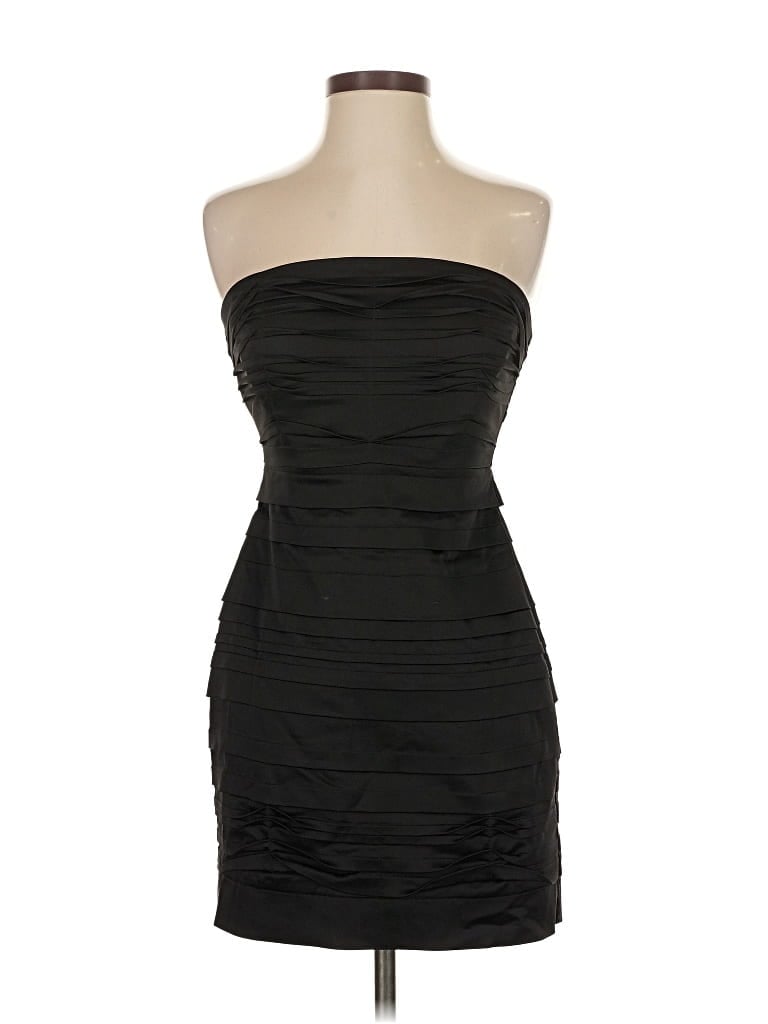 Pre-owned Bcbgmaxazria Cocktail Dress In Black