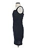 St. John Solid Black Blue Cocktail Dress Size 2 - photo 5