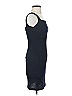 St. John Solid Black Blue Cocktail Dress Size 2 - photo 4