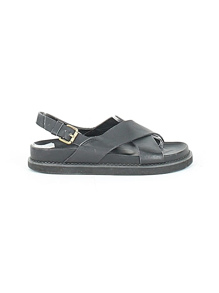 Pre-owned Unbranded Sandals In Black