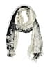 Pashmina Ivory Black Scarf One size - photo 1