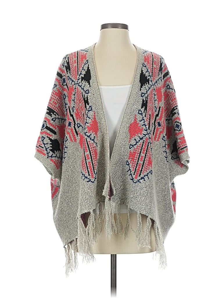 Pre-owned Raga Cardigan Sweater In Gray