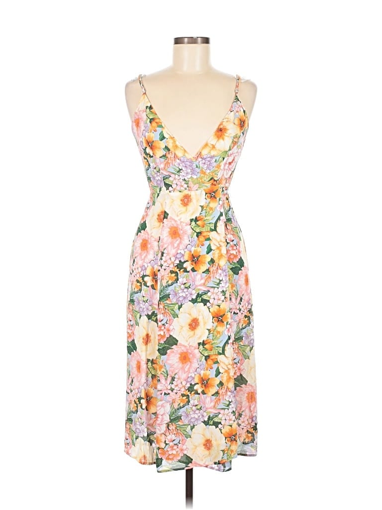 Pre-owned Forever 21 Contemporary Cocktail Dress In Orange