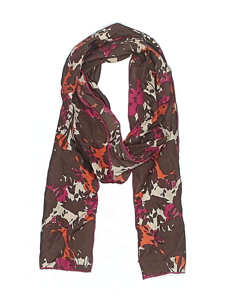 Pre-owned Unbranded Scarf In Brown