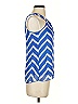 BCX 100% Polyester Blue Sleeveless Blouse Size XS - photo 4