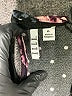 Elle Polka Dots Black Short Sleeve Blouse Size XL - photo 6