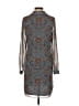 CAbi 100% Polyester Paisley Blue Casual Dress Size XS - photo 2