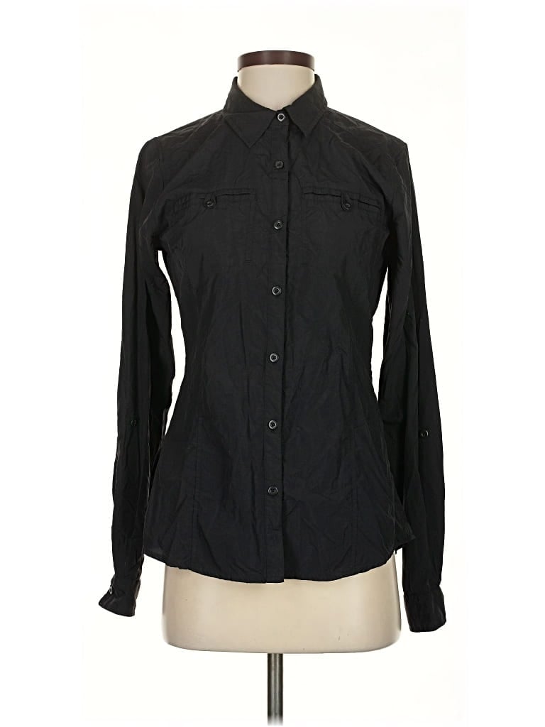 Pre-owned Exofficio Long Sleeve Button Down Shirt In Black
