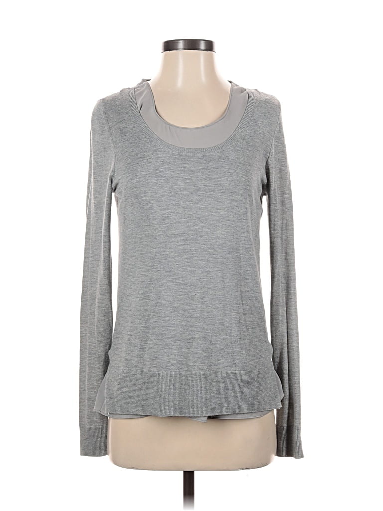 Pre-owned Ann Taylor Sweatshirt In Gray