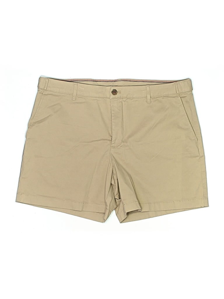 Pre-owned Tommy Hilfiger Khaki Shorts In Brown