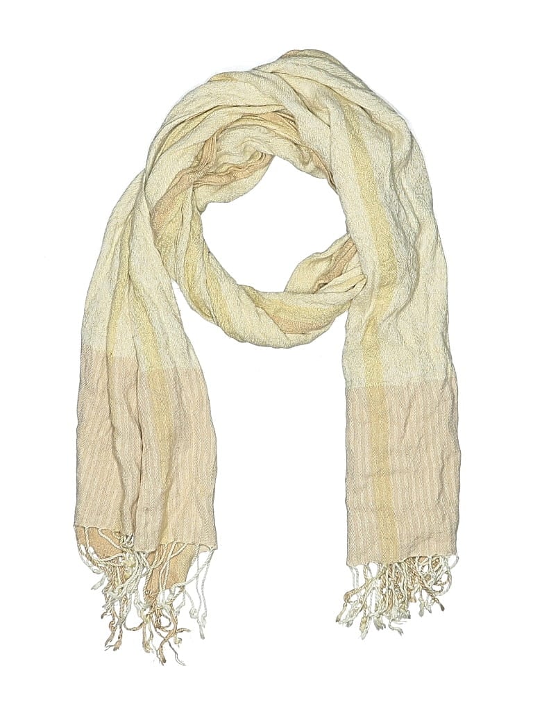 Pre-owned Unbranded Scarf In Yellow