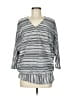 Cooper & Ella Gray 3/4 Sleeve Blouse Size Med (2) - photo 1