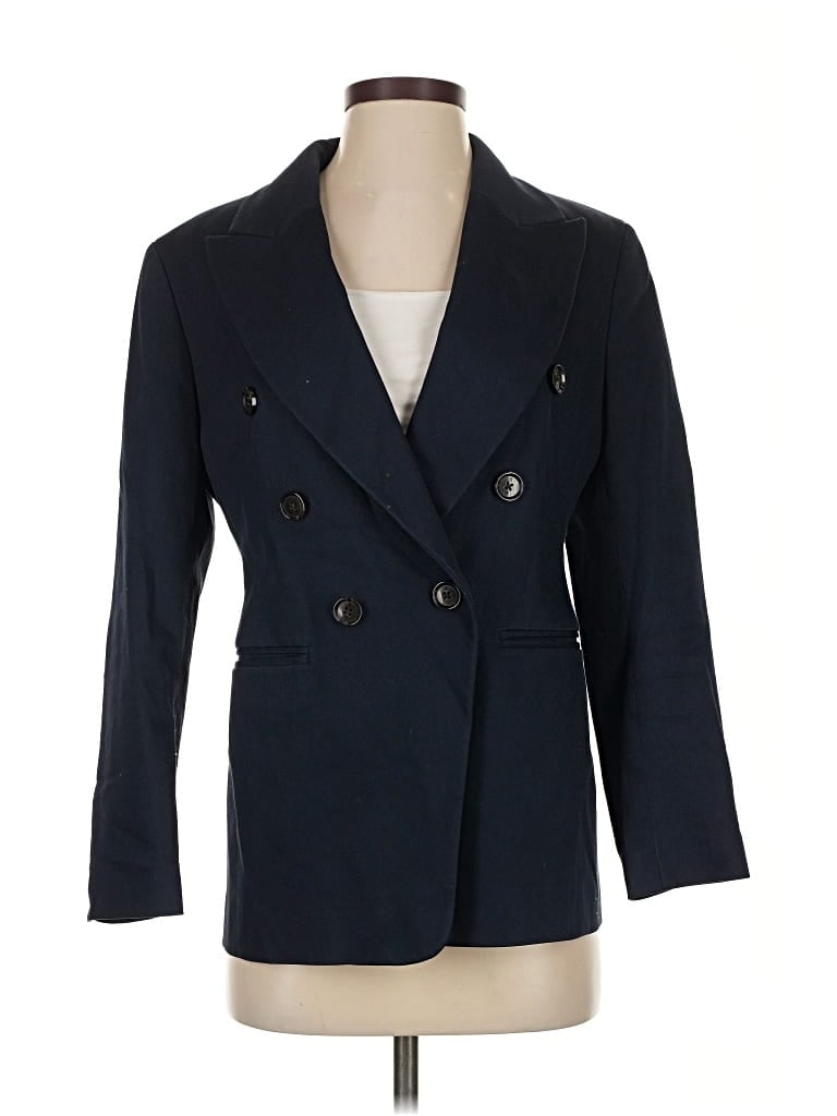 Pre-owned Banana Republic Factory Store Blazer Jacket In Blue