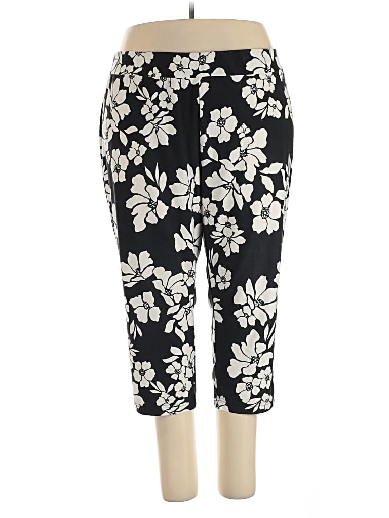 Pre-owned Terra & Sky Casual Pants In Black