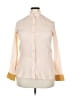 Paul Smith Color Block Ivory Long Sleeve Blouse Size M - photo 1