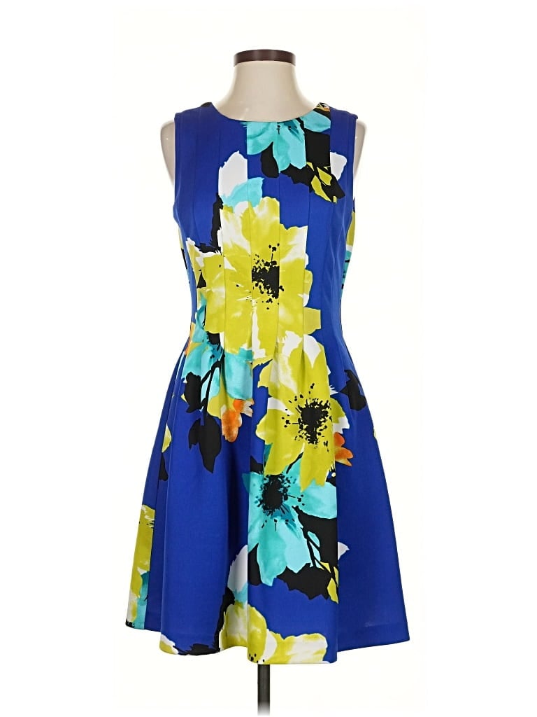 Pre-owned Vince Camuto Cocktail Dress In Blue