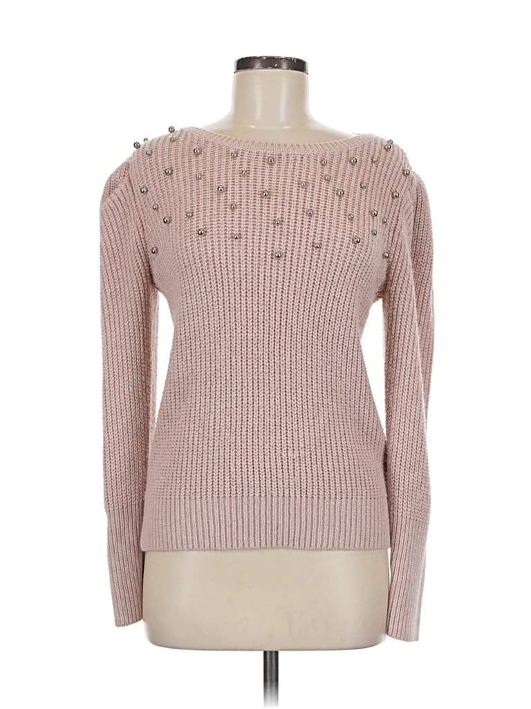 Pre-owned A.n.a. A New Approach Pullover Sweater In Pink